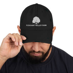 PVF Distressed Ball Cap w/White Logo